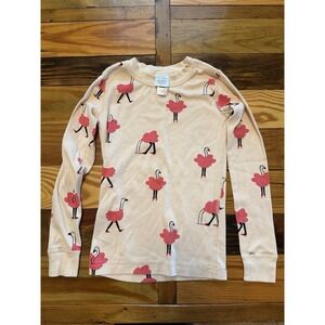 Girl's Pajama Top Hanna Anderson 6/7 120cm 100% Organic Cotton Dance Themed